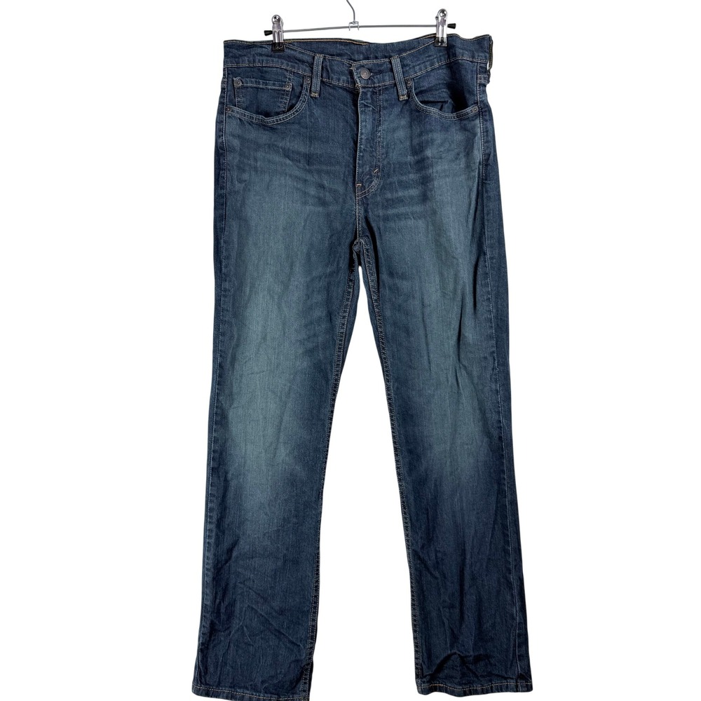 Levi's 514 Straight Fit Jeans Women W34 L30 Blue Excellent Denim Pants
